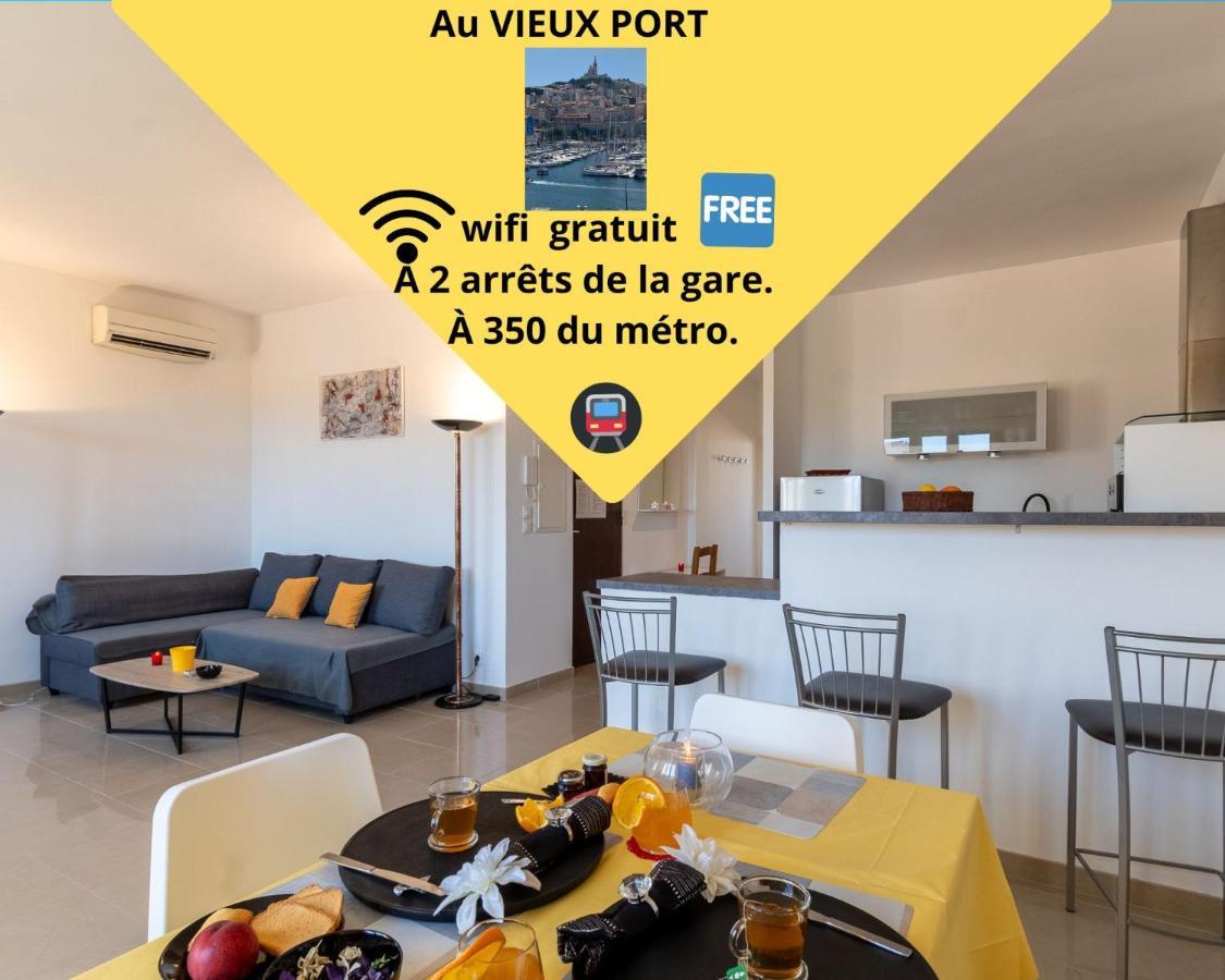 Celebre Vieux Port, Marseille Lejlighed Eksteriør billede